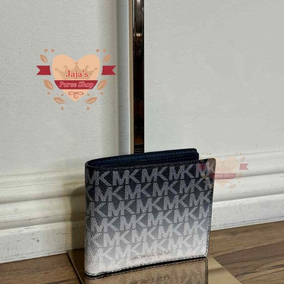 💙Michael Kors Signature Logo Ombre Card ID Wallet Variation💙 - Picture 3 of 17